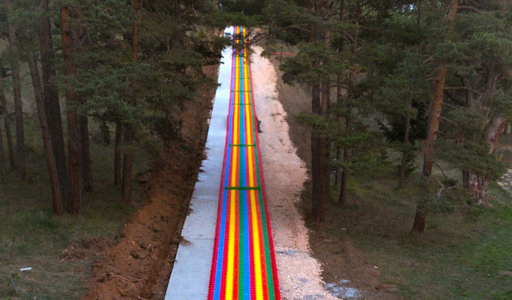 Gerede esentepe Mesireliği, BOLU’da 135 Metre Renkli Kaydırak